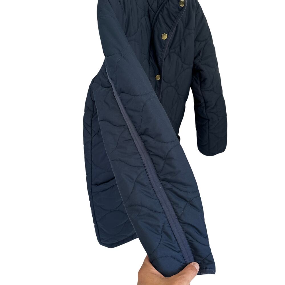 J CREW Quilted Cocoon Puffer Jacket with PrimaLoft® in Navy AQ470 // XS - Picture 5 of 8